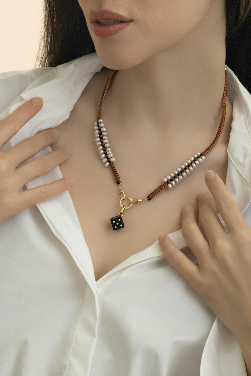 MARIE LICHTENBERG Diamond Ebony Dado Pendant outlook