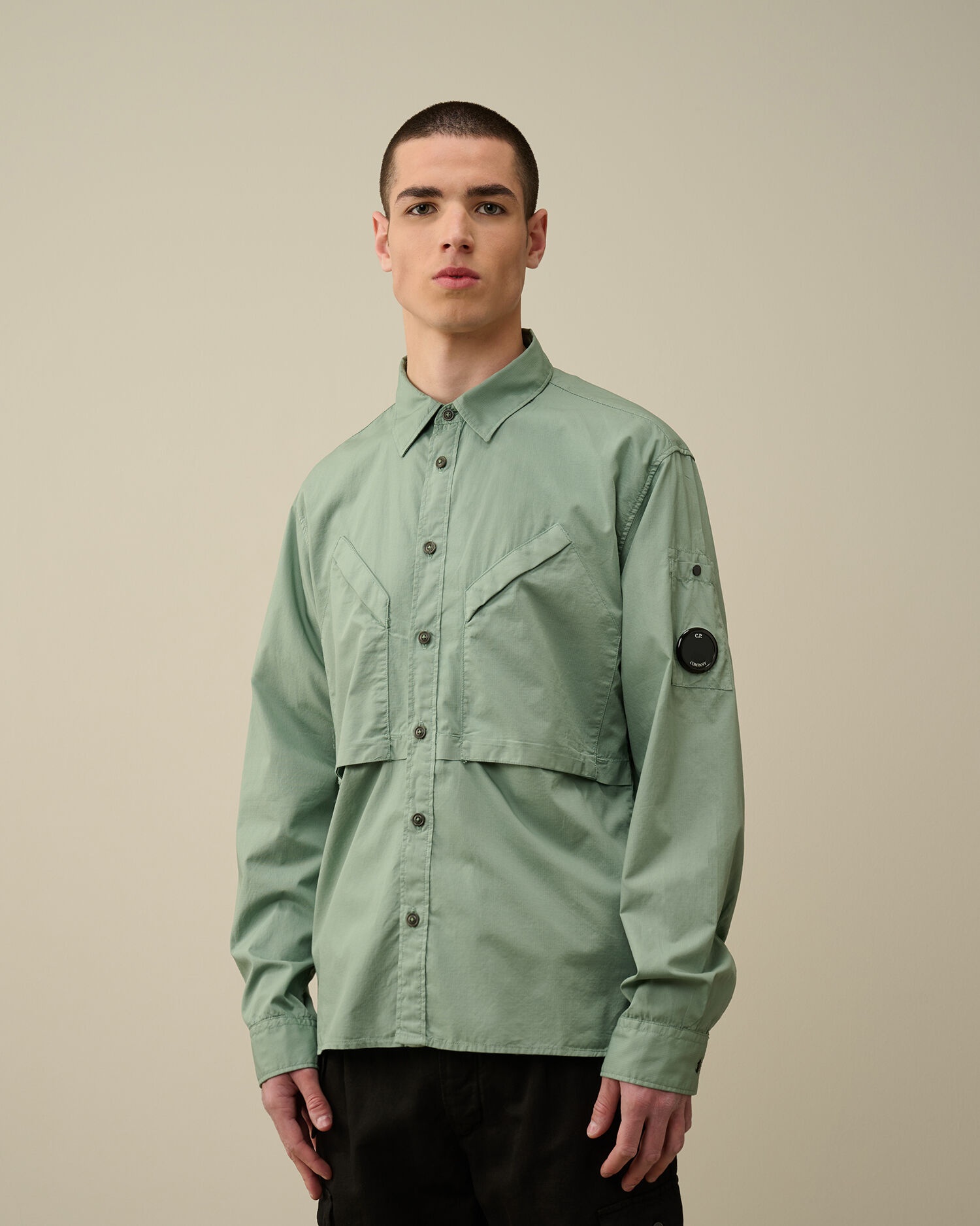 Cotton Rip-Stop Pocket Shirt - 2