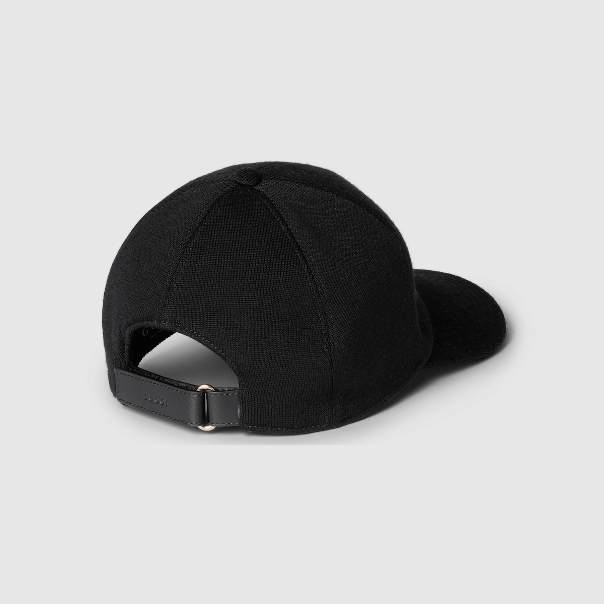 Embroidered wool baseball hat - 4