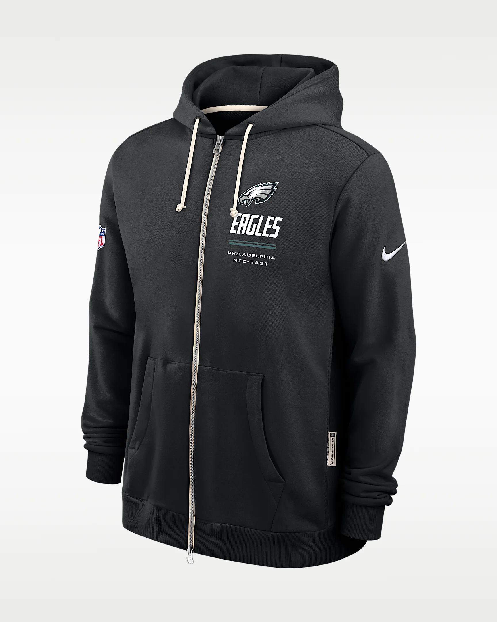 Philadelphia Eagles Sideline Standard Issue Men's Nike Dri-FIT NFL Full-Zip Hoodie - 1