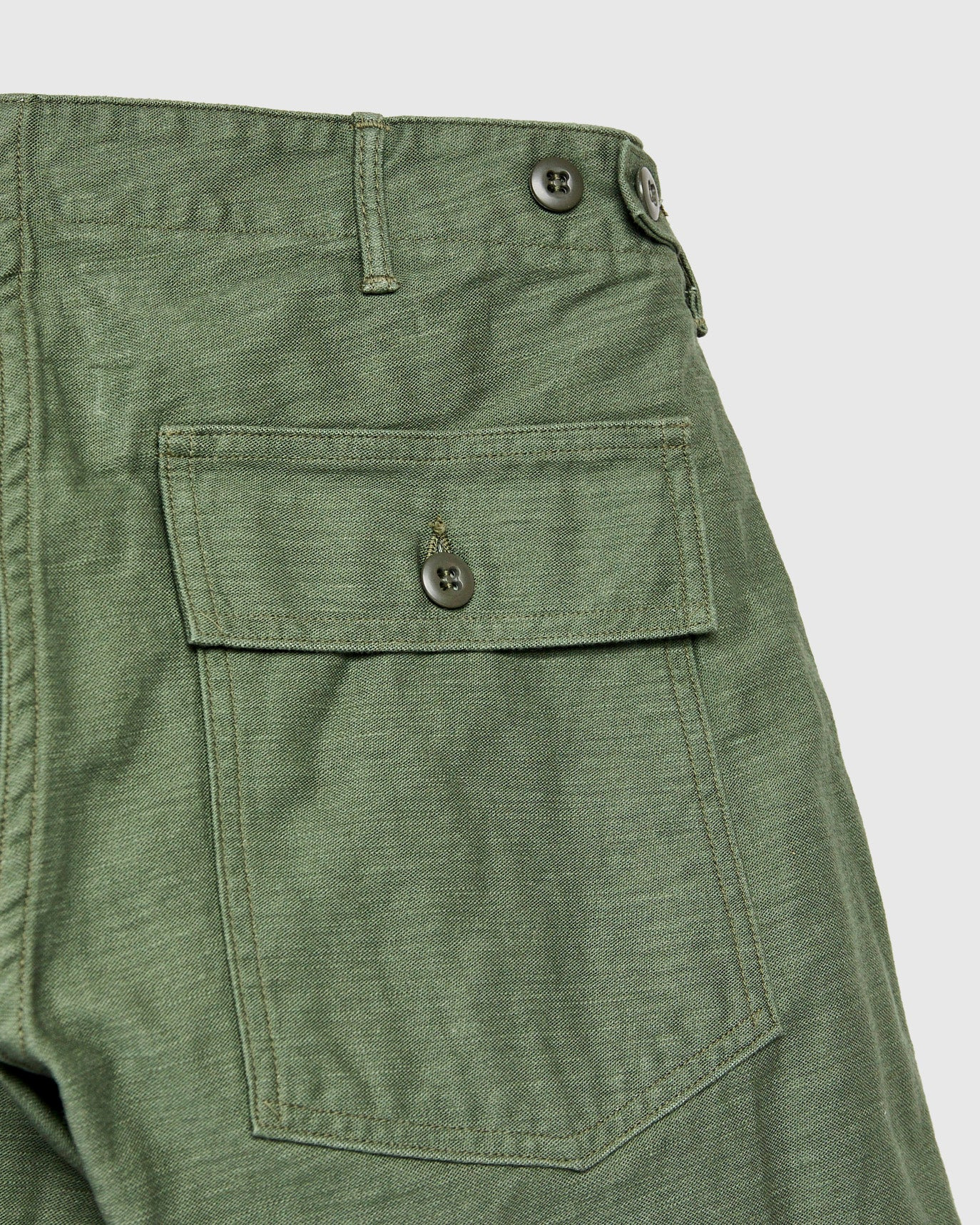 Slim Fatigue Pants in Army - 9