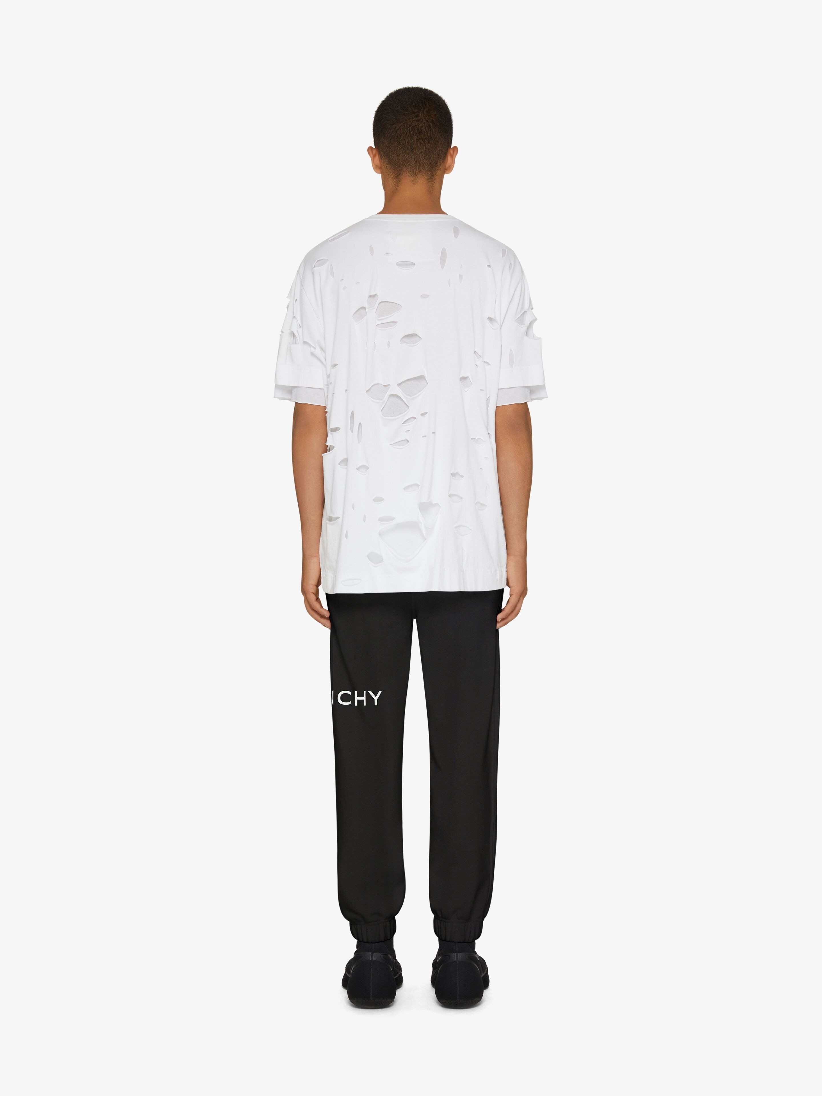 GIVENCHY ARCHETYPE SLIM FIT JOGGER PANTS IN FLEECE - 4