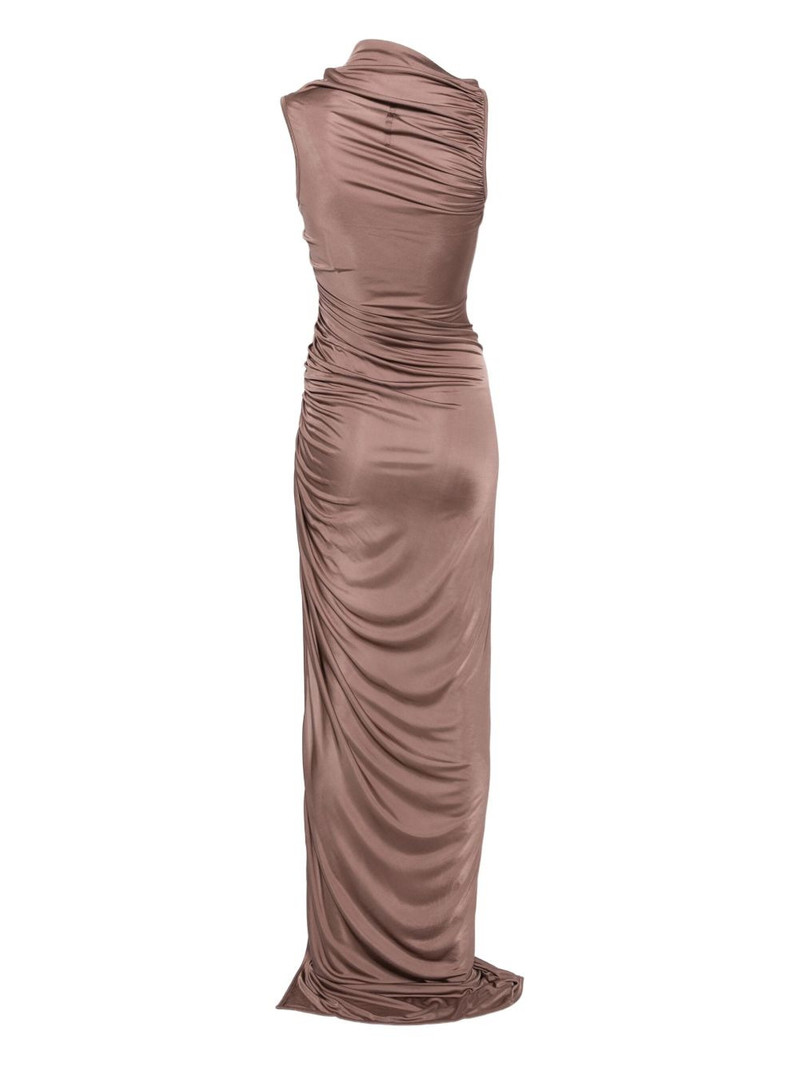 Rick Owens Lilies ruched maxi dress outlook