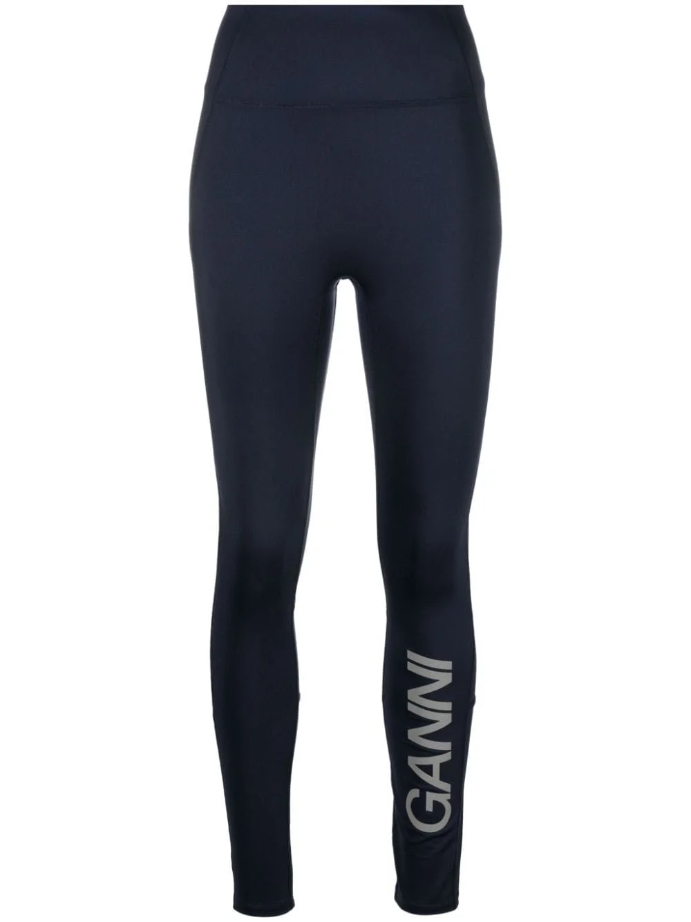 logo-print panelled leggings - 1