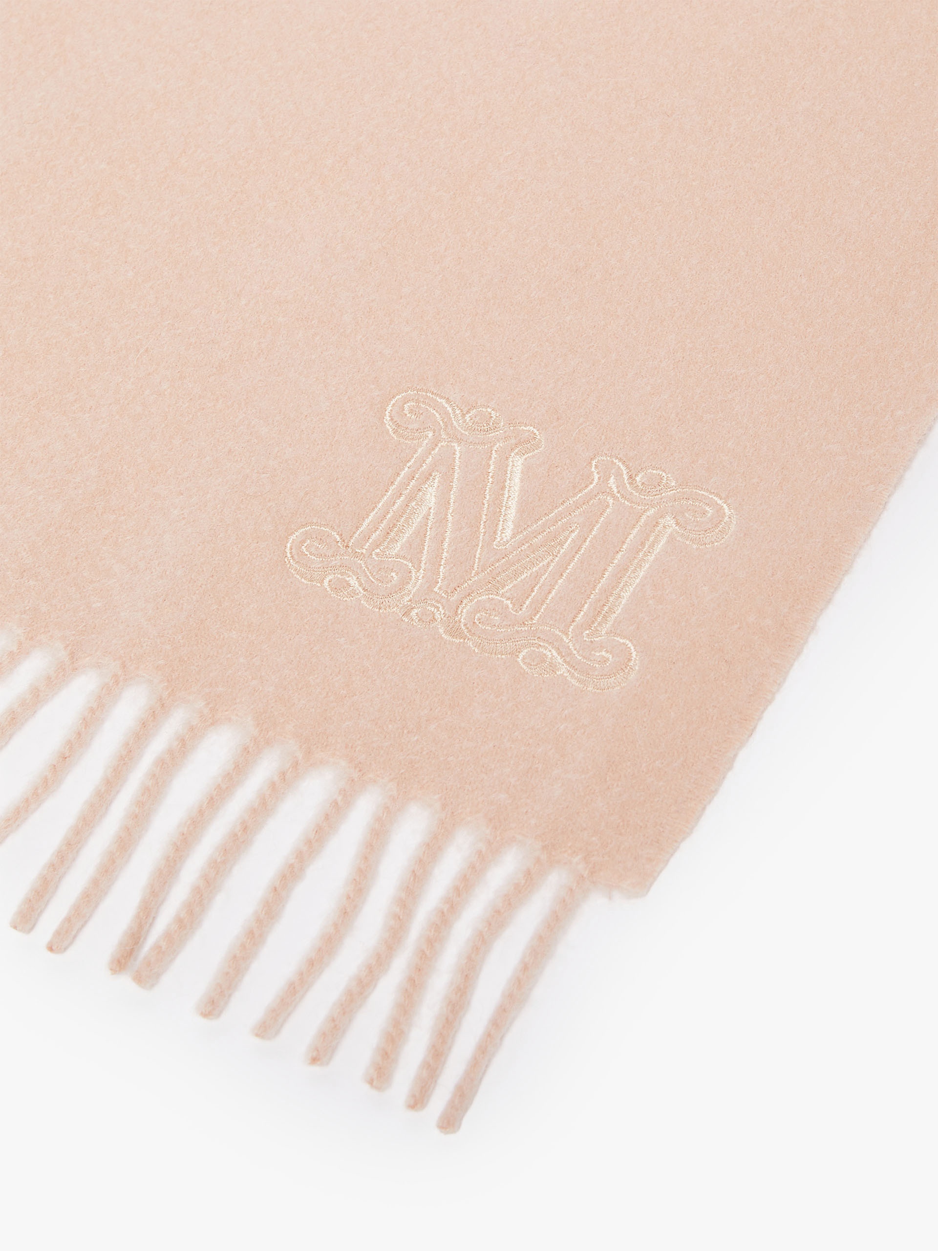 Cashmere stole with embroidery - 2