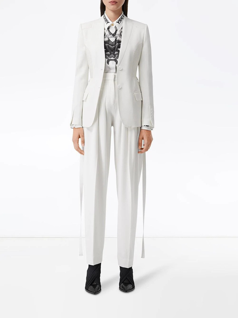 single-breasted belted blazer 3