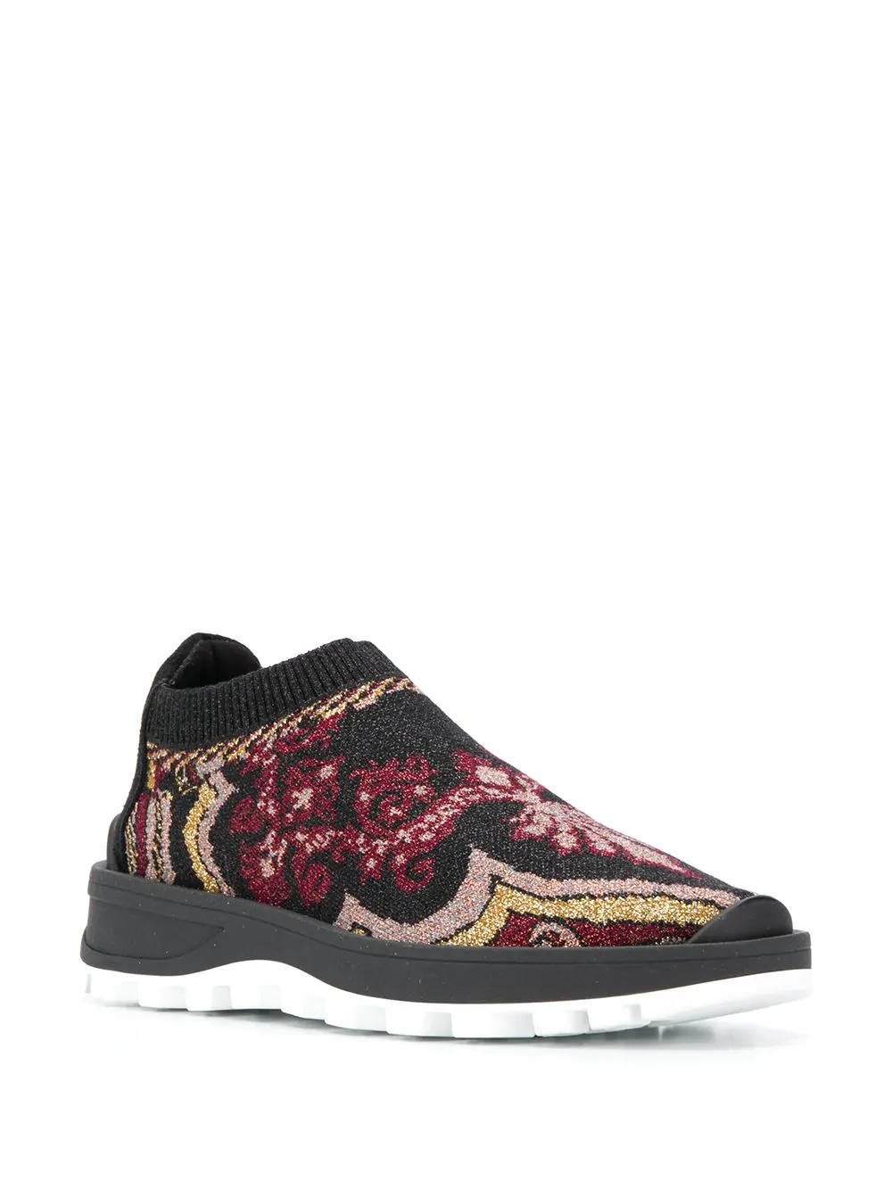 patterned running sneakers - 2