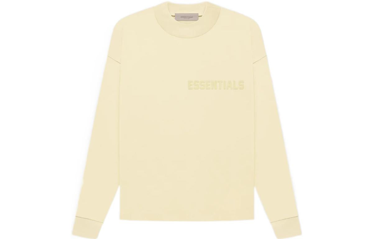 Fear of God Essentials FW22 Long Sleeve Tee Canary FOG-FW22-551 - 2