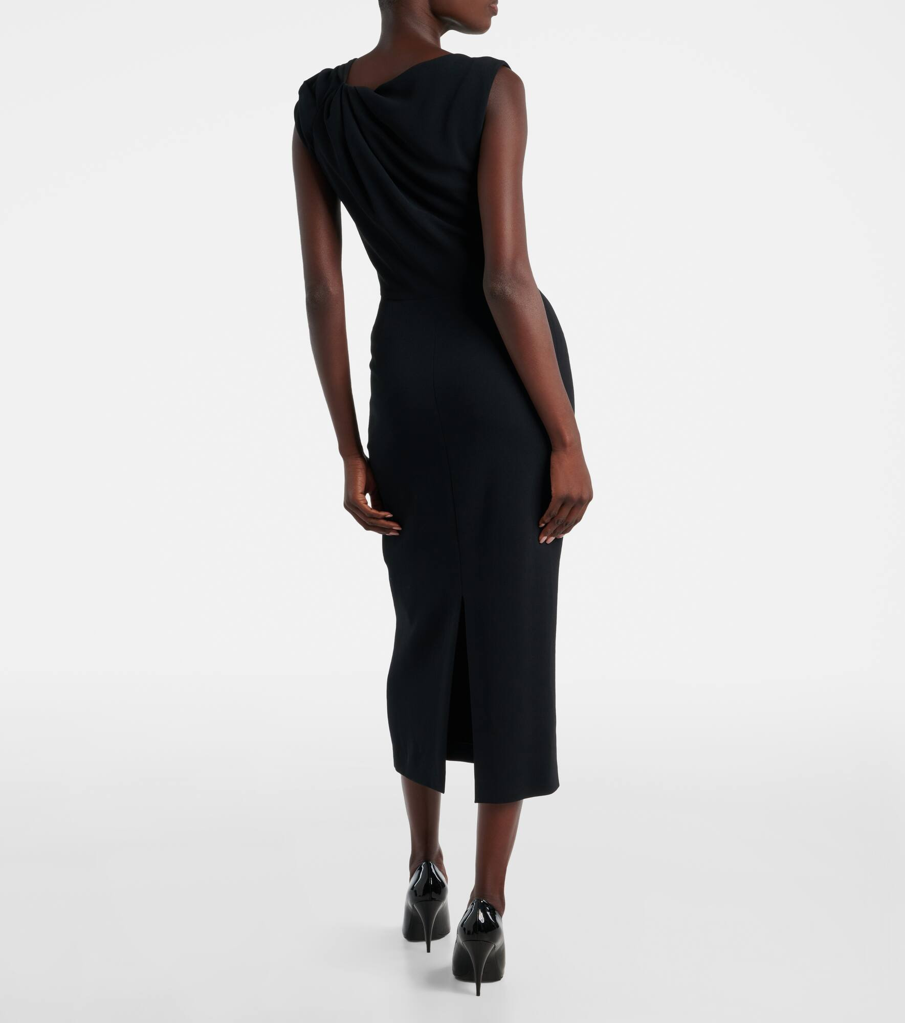 Draped cocktail dress - 3