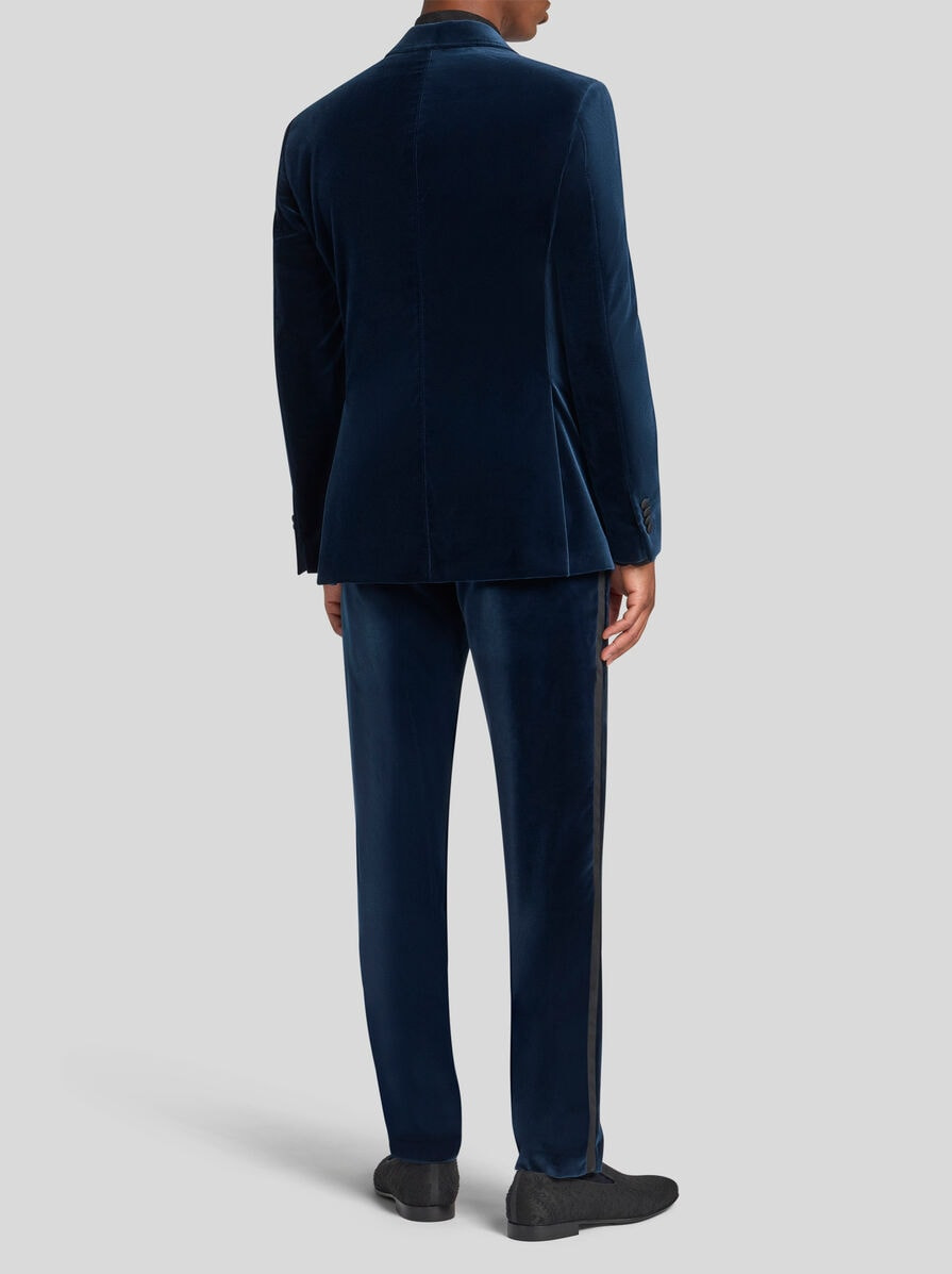 SINGLE-BREASTED BLAZER WITH CONTRASTING LINING - 4