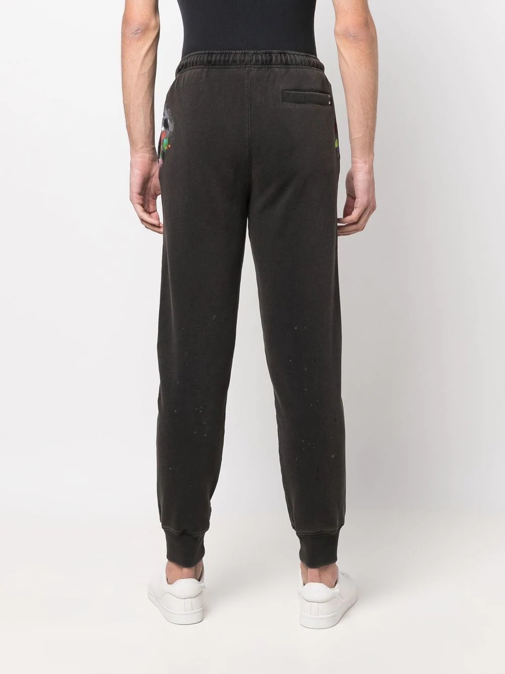 embroidered-logo drawstring track pants - 5