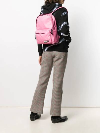 MSGM logo-patch backpack outlook