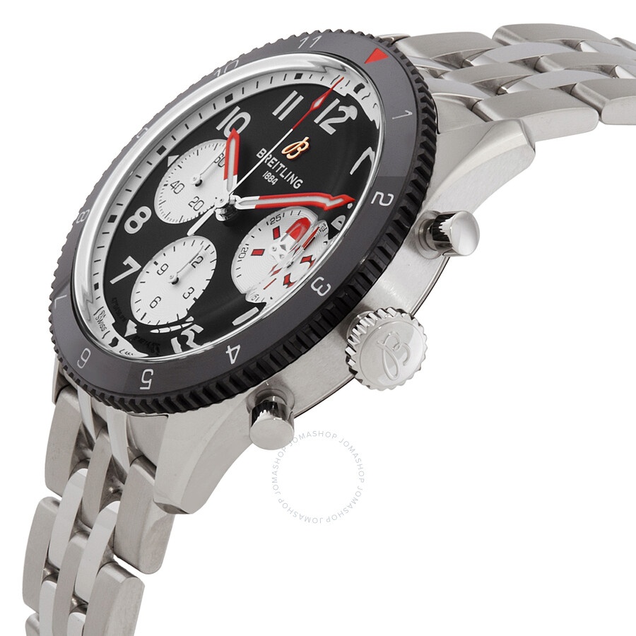 Breitling Classic AVI Mosquito 42mm Chronograph Automatic Black Dial Men's Watch Y233801A1B1A1 - 2