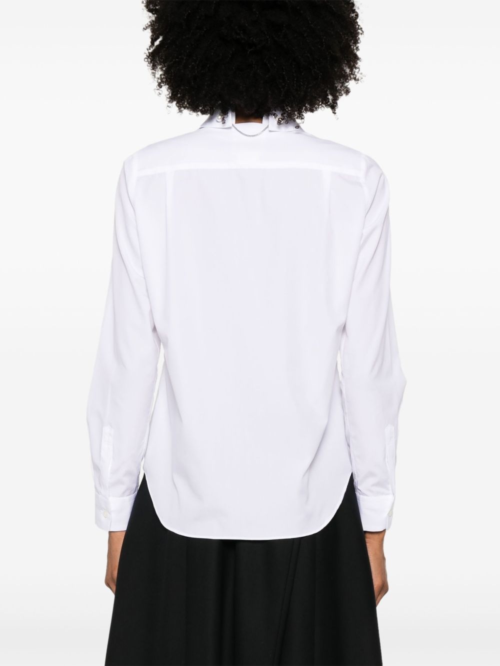 bead-embellished shirt - 4