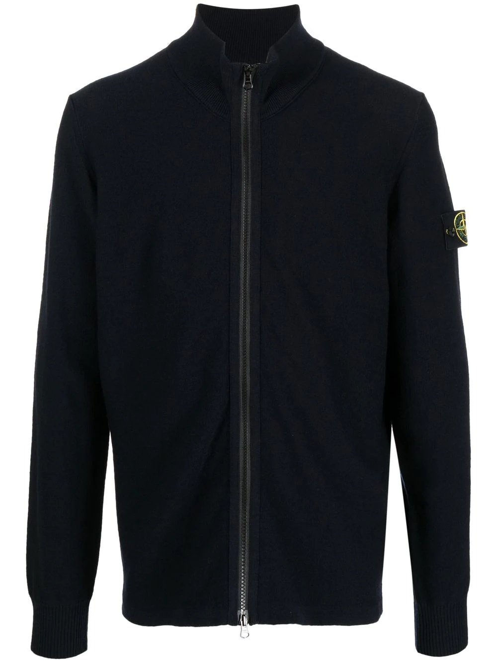 Compass-patch zip jumper - 1