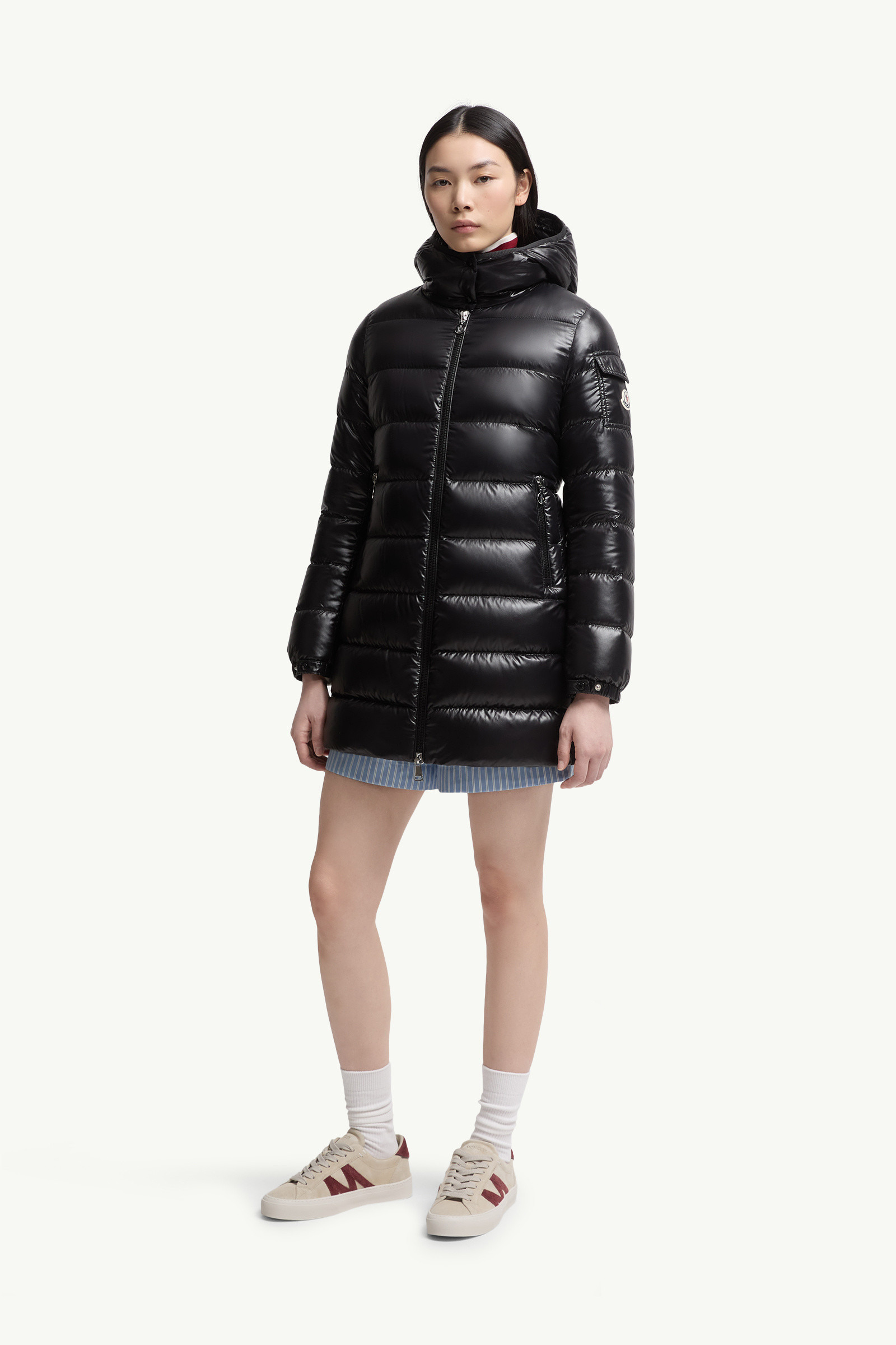 Courcelles Hooded Mid-Length Down Jacket - 3