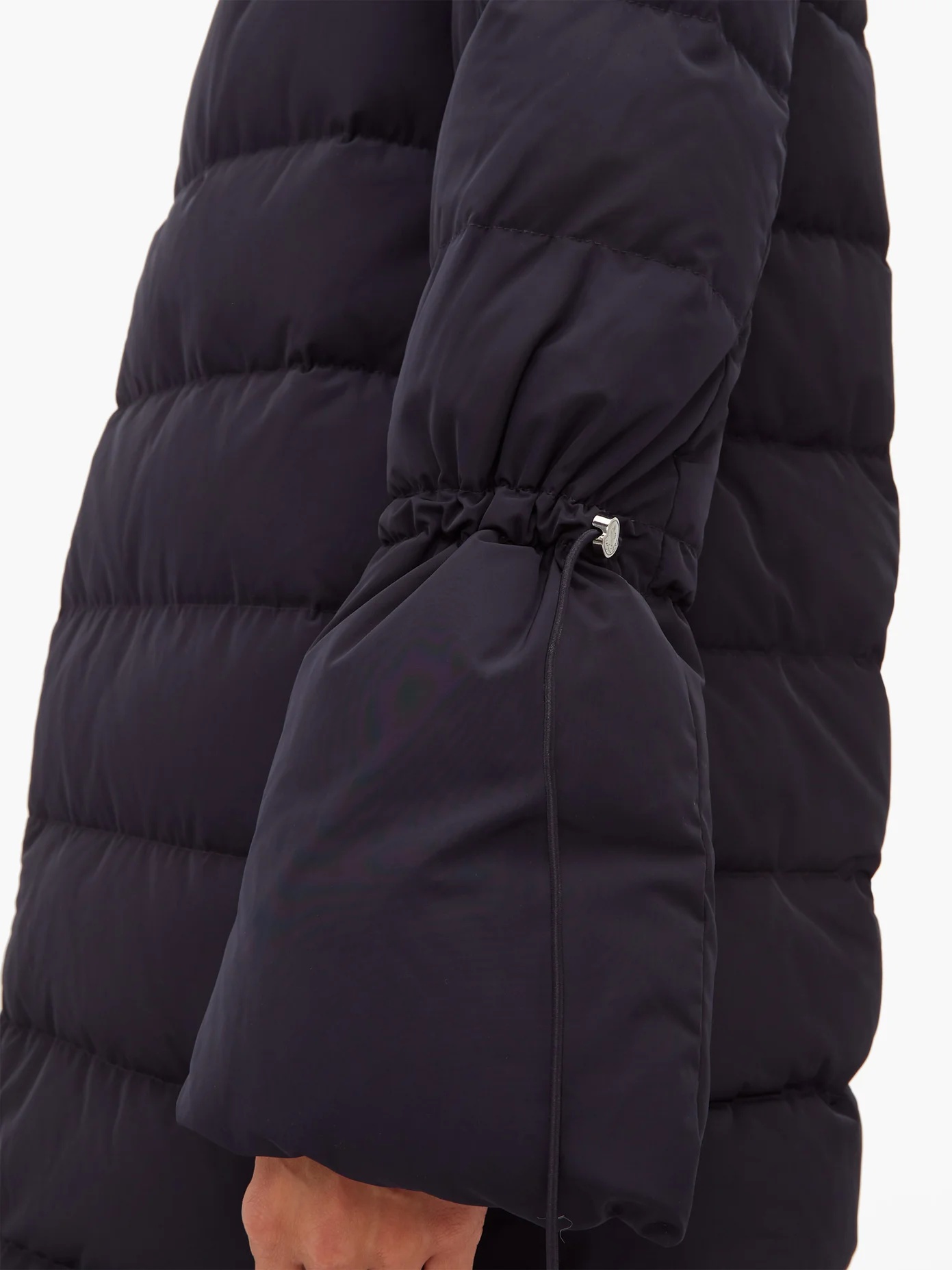 Belia fluted-sleeve quilted-down coat - 3