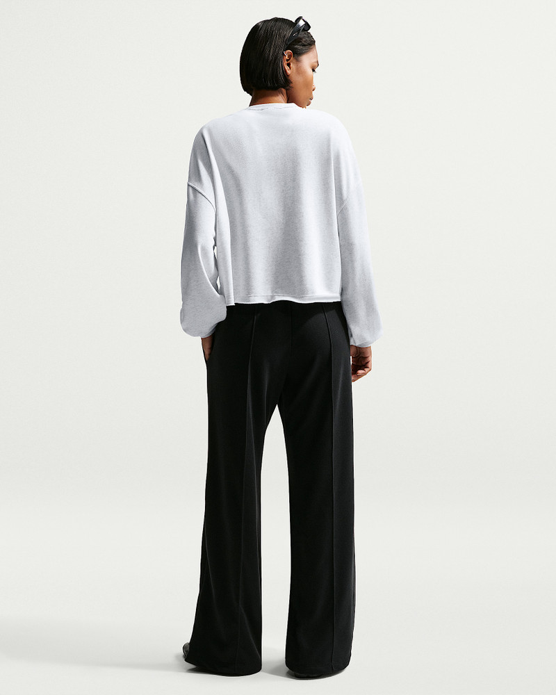 Nike Sportswear Chill Terry Women's Mid-Rise French Terry Open-Hem Pants 5