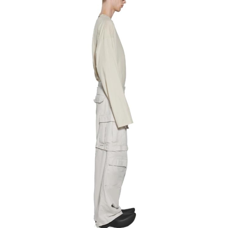 Balenciaga Large Cargo Pants 'Light Grey' 746493TKP271400 - 4