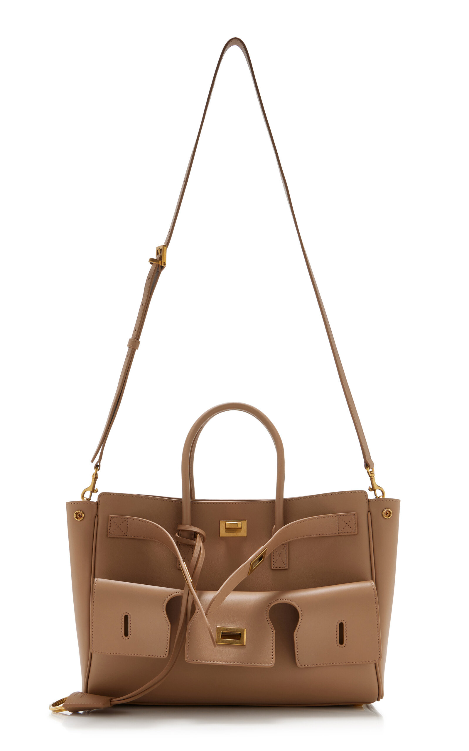 Bel Air Small Leather Carry-All Bag neutral - 4