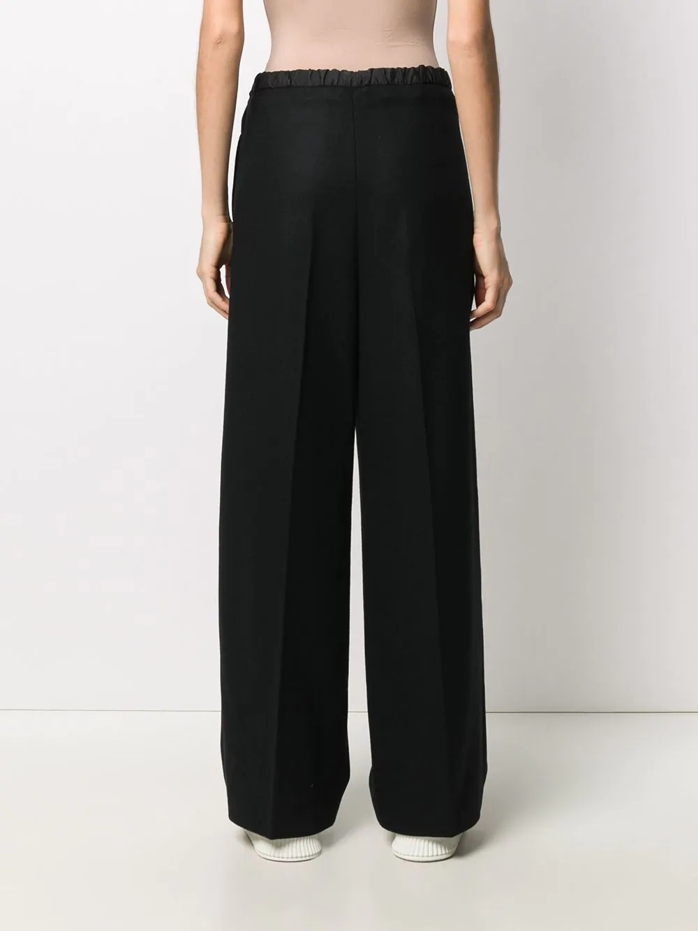 drawstring high-waist trousers - 4