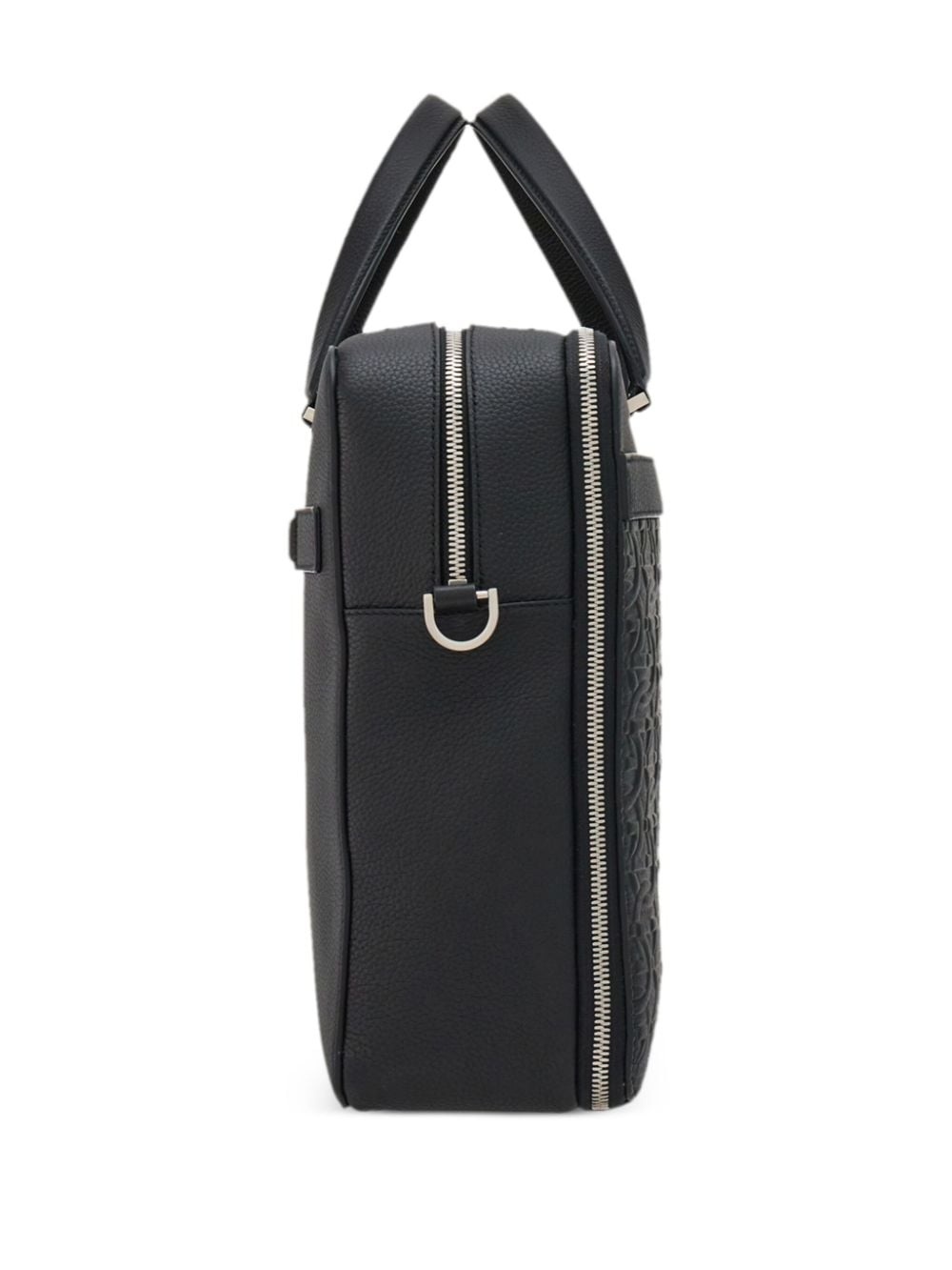 Gancini leather briefcase - 7
