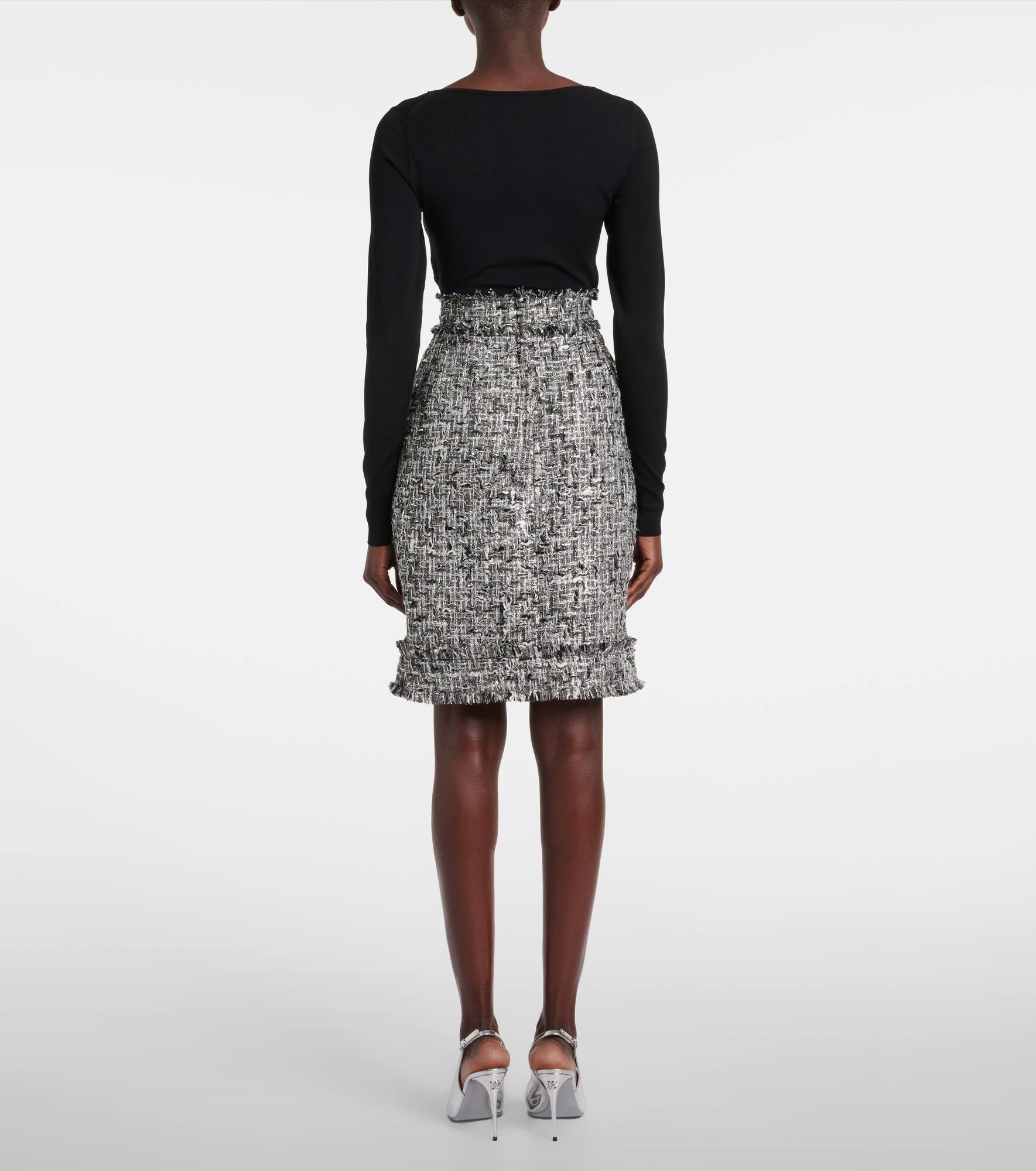 Lamé midi skirt - 3