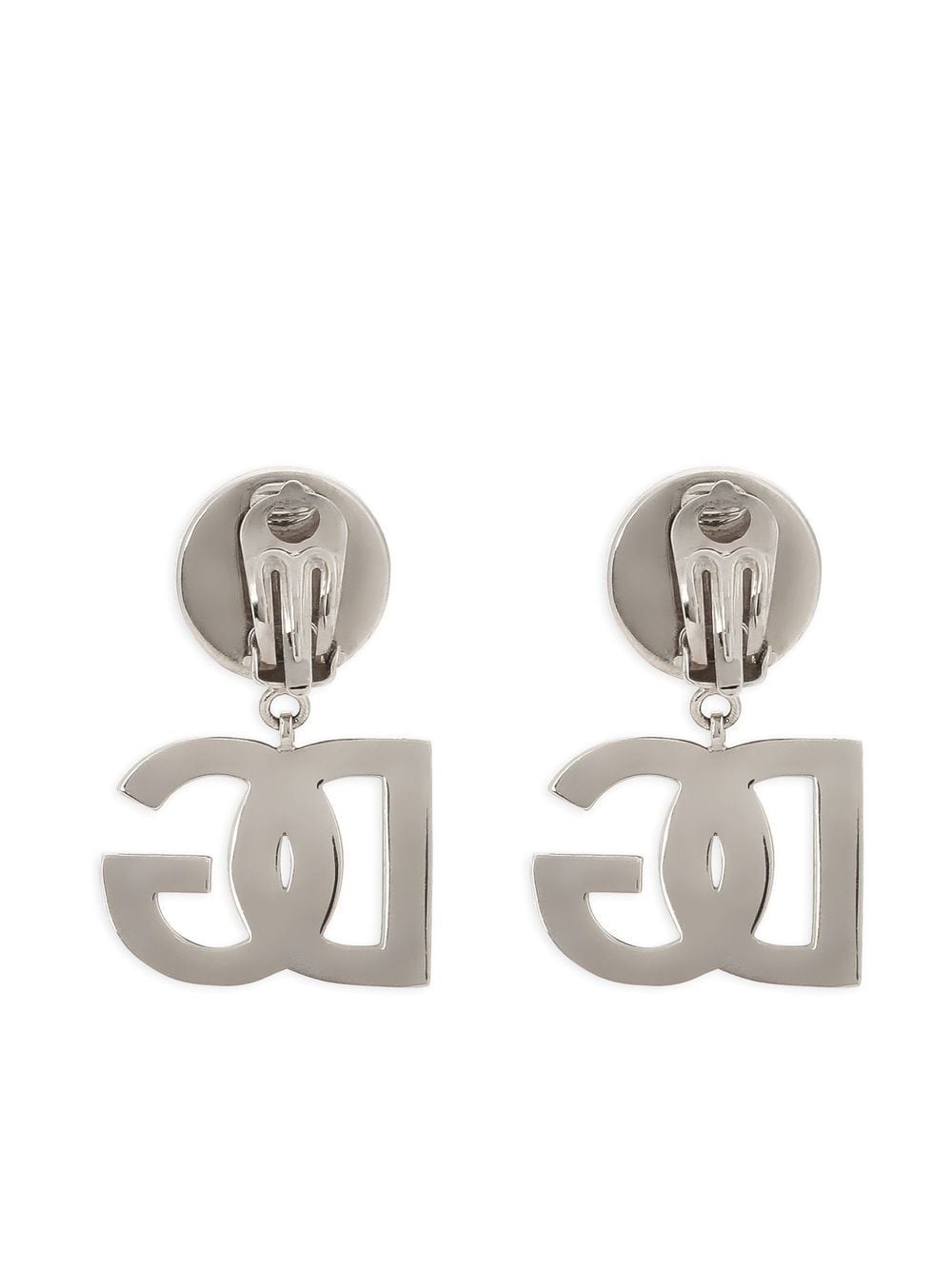 DG-logo clip-on earrings - 3