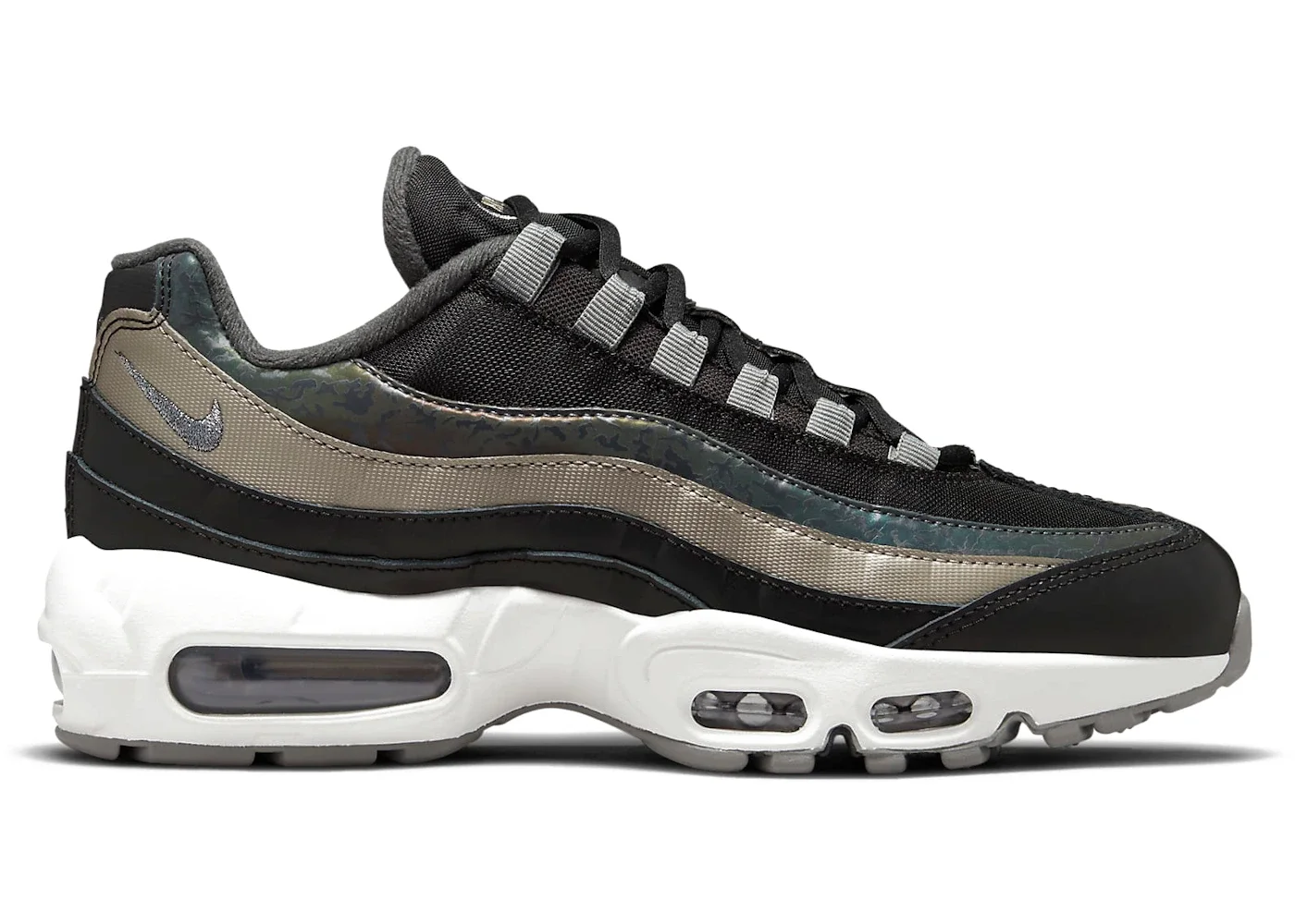 Nike Air Max 95 Black Metallic Pewter (Women's) - 1