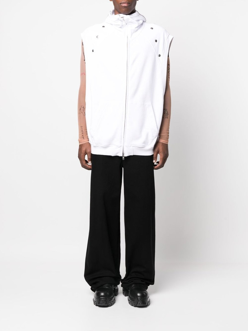 Star zip-fastening hoodie 6