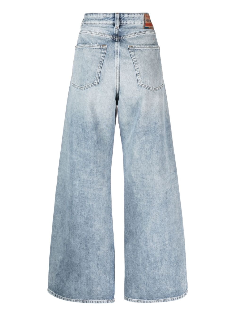 high-rise wide-leg jeans - 2