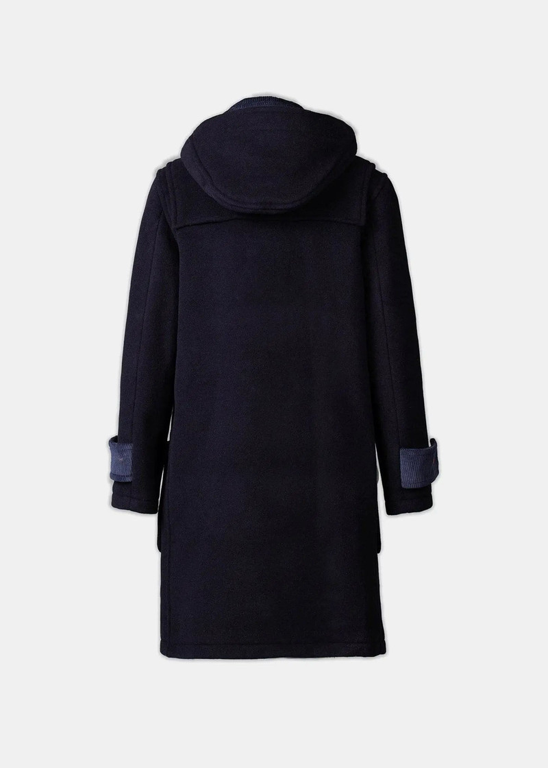 GLOVERALL Women's Collared Alison Duffle Coat Navy outlook