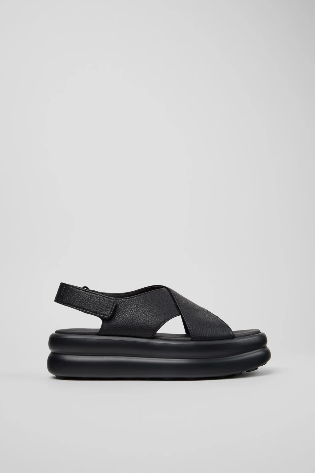 Pelotas Flota Up Black Leather Sandals for Women. - 1
