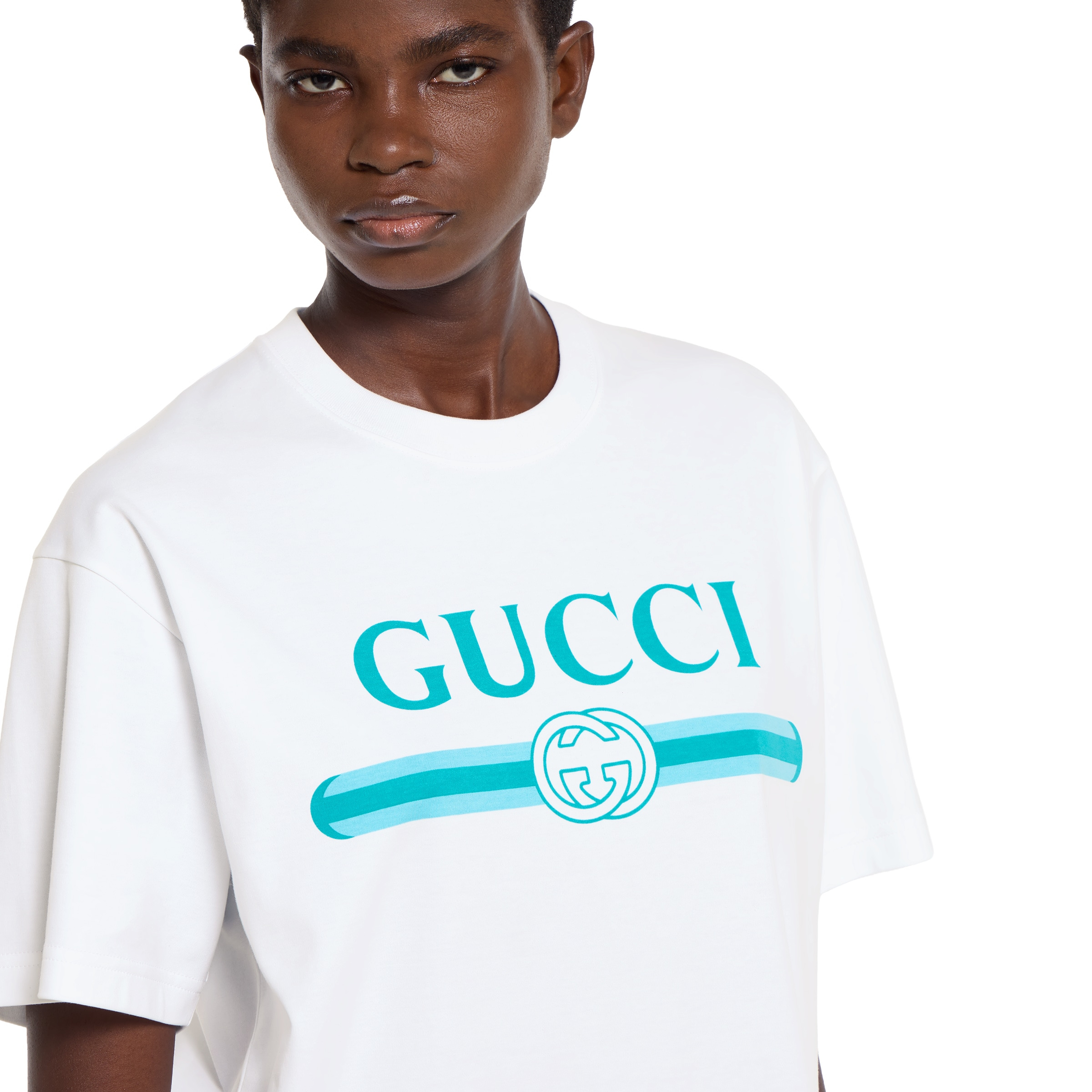 Soft cotton jersey T-shirt with print - 5