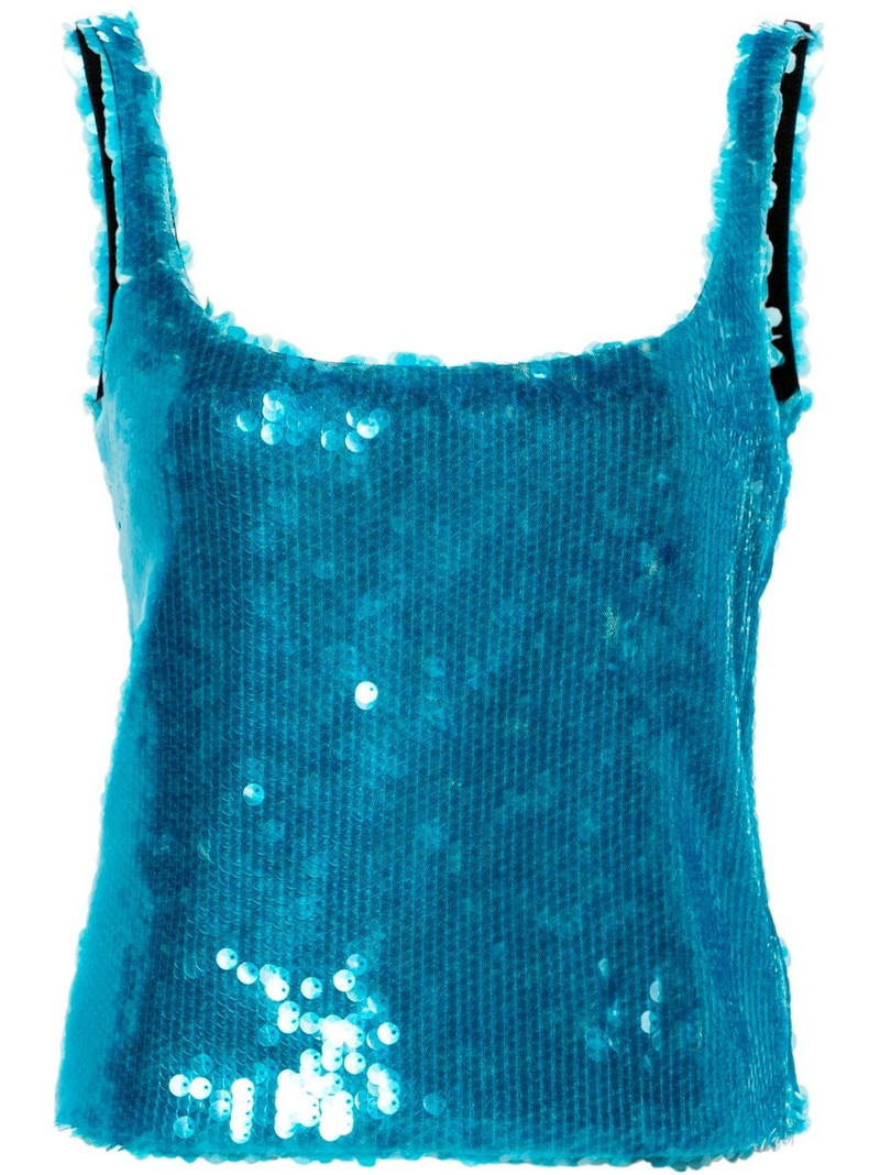 Hornet sequinned tank top 1