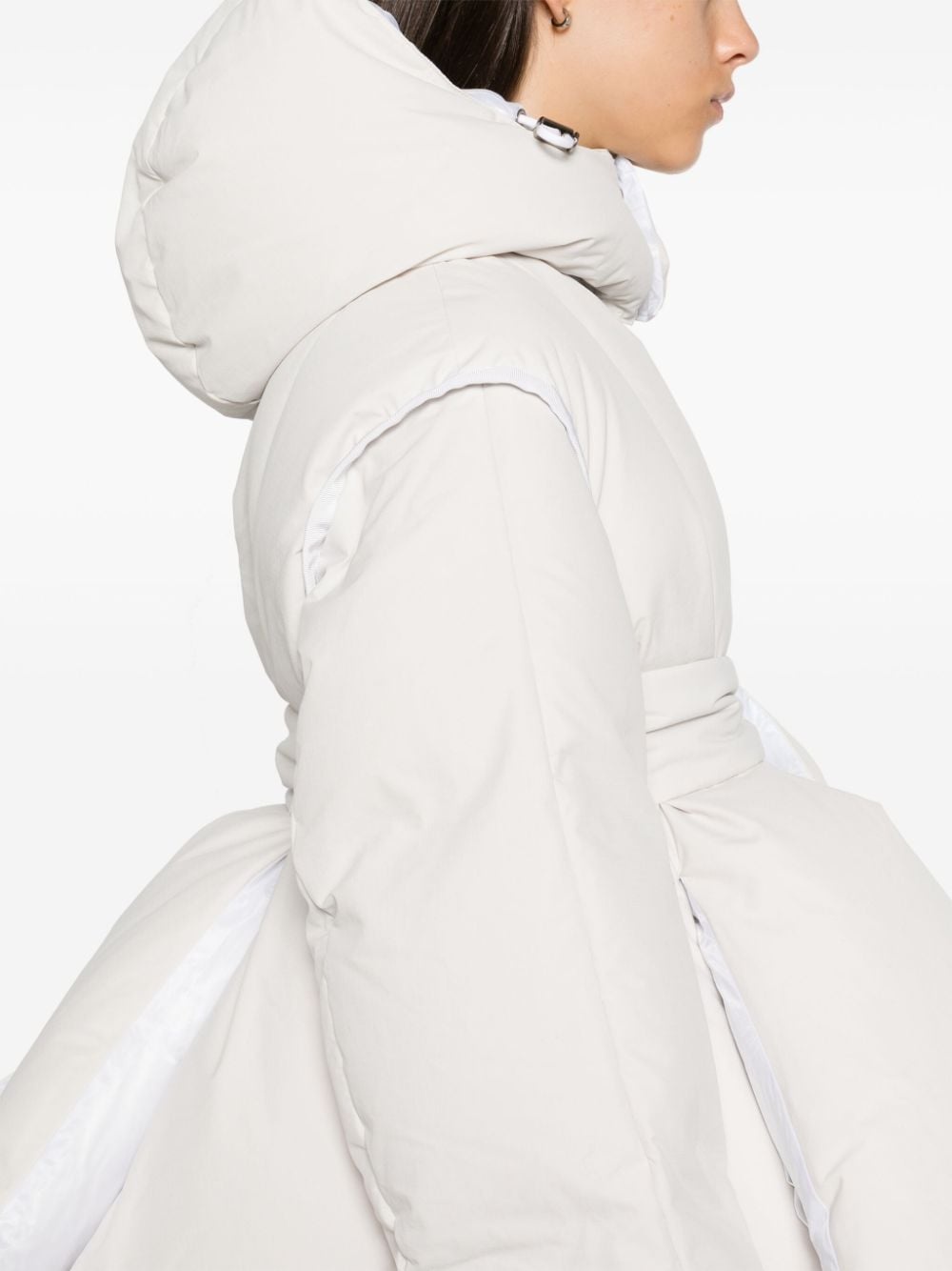panelled puffer jacket - 5