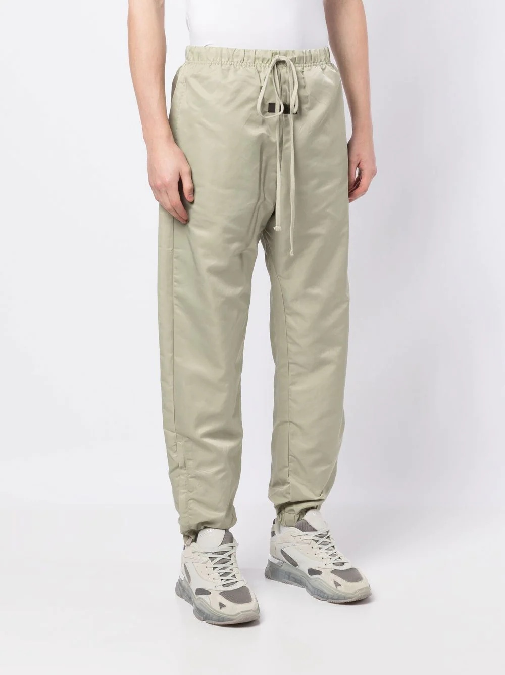 drawstring technical track pants - 3