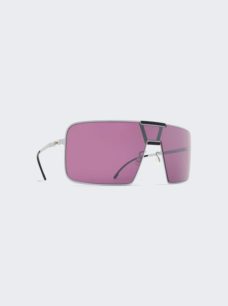 MYKITA X Rimowa Visor Mr004 Sunglasses Mulberry outlook
