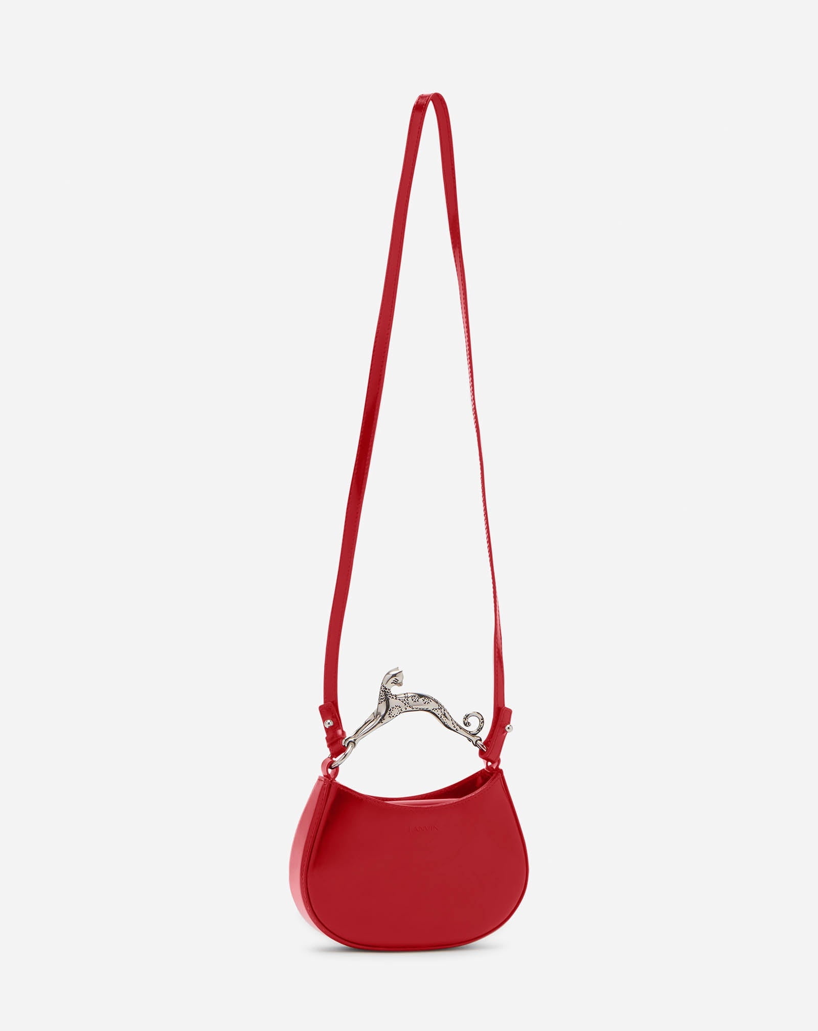 LEATHER NANO HOBO CAT BAG - 3