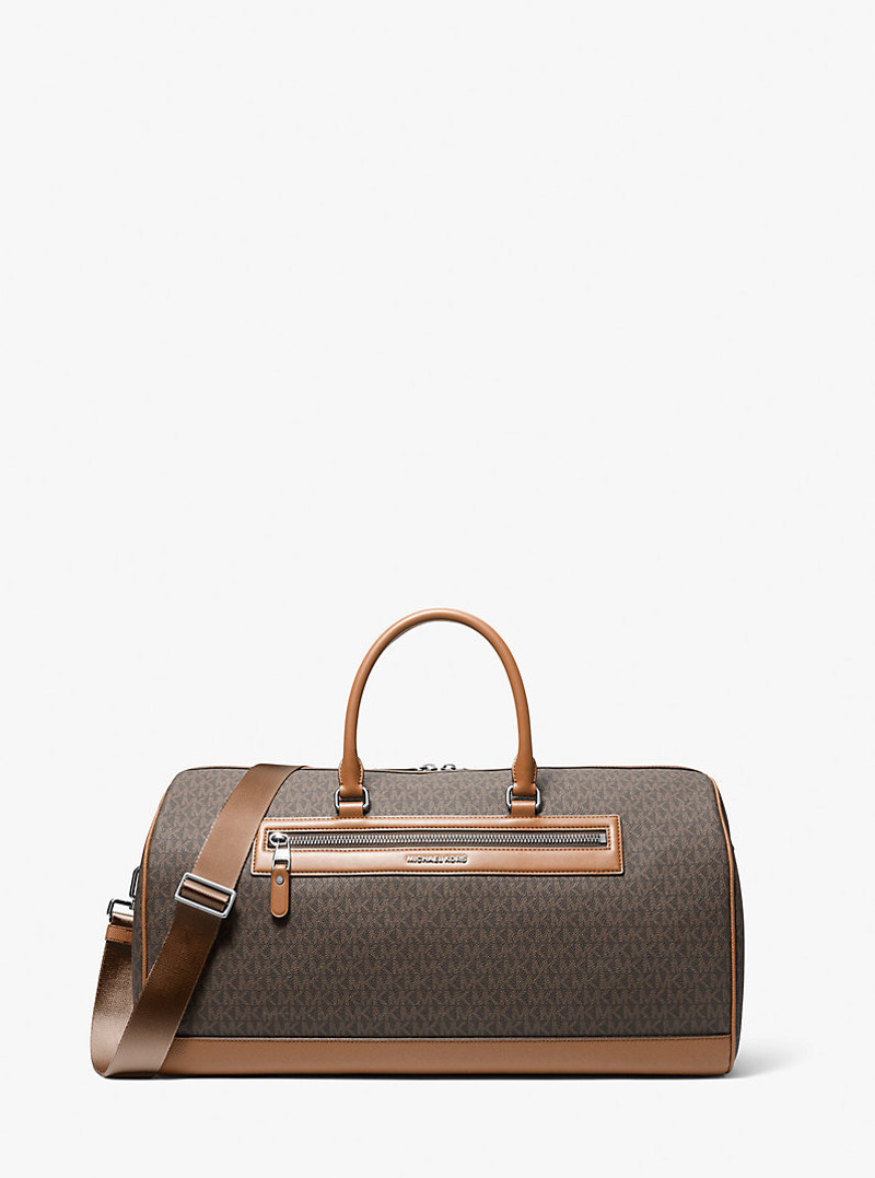 Jet Set Signature Logo Weekender Bag 1