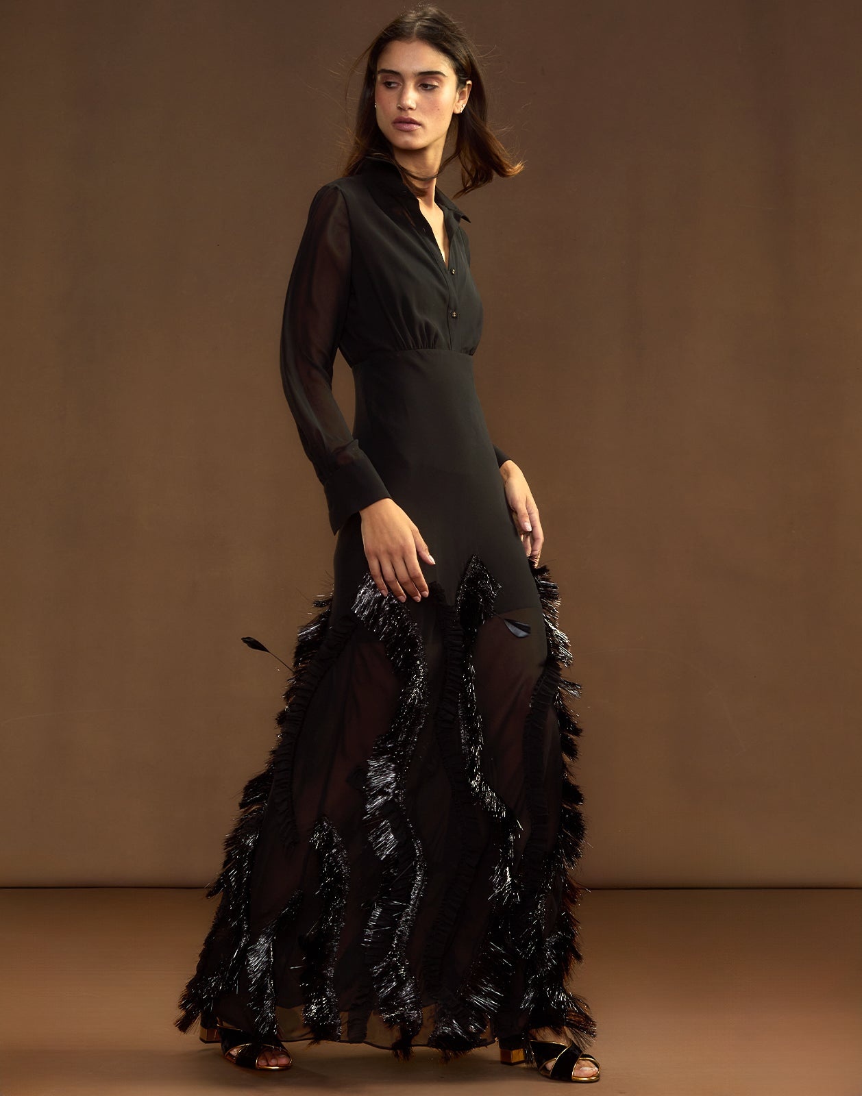 Dusk Silk Dress - 1