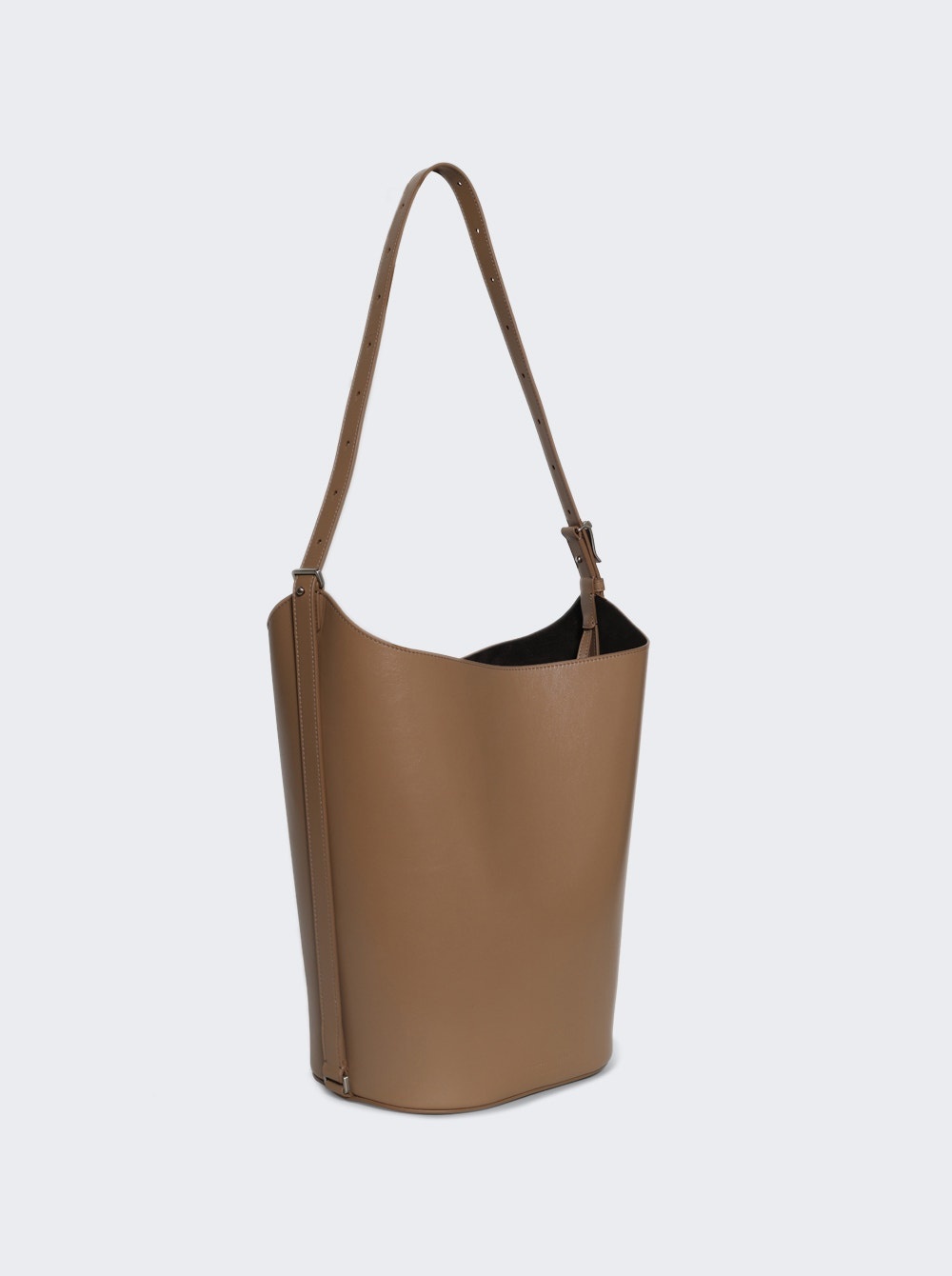Brant Bucket Bag In Smooth Calf Leather Cumin - 4