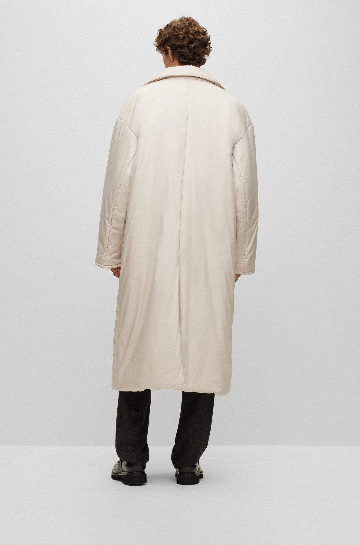 RELAXED-FIT COAT IN PADDED COTTON - 4