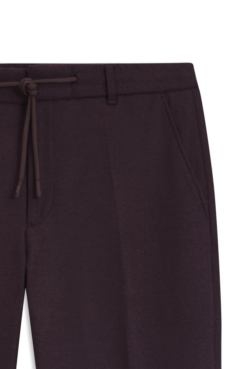 TAPERED-FIT TROUSERS IN BRUSHED STRETCH FLANNEL 6