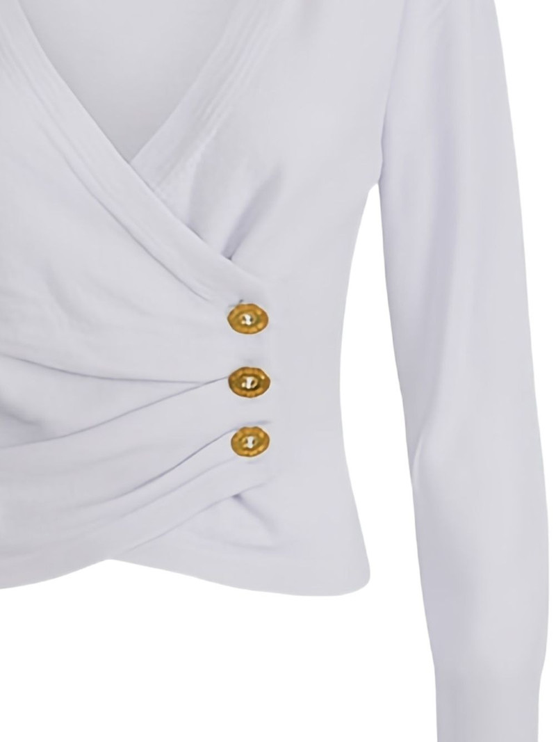 ELISABETTA FRANCHI button-detail top outlook