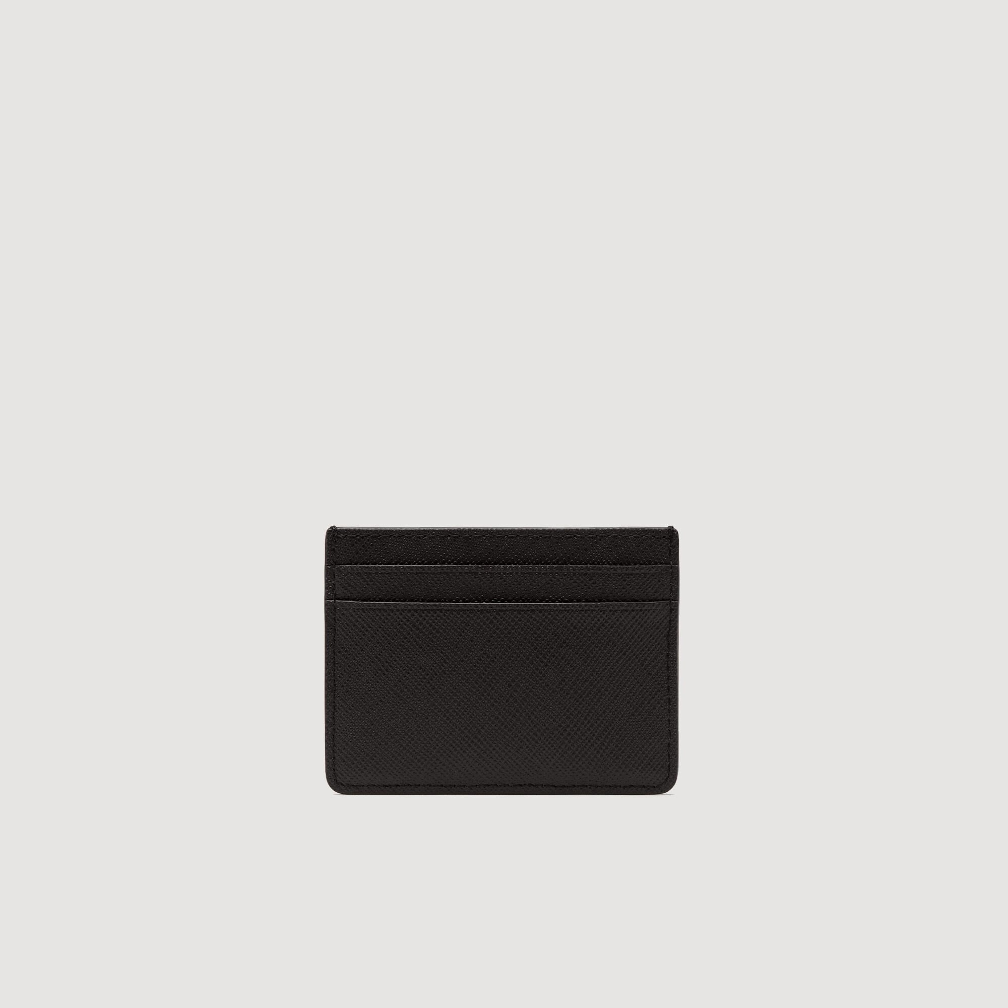 RECONSTITUTED LEATHER CARDHOLDER - 4