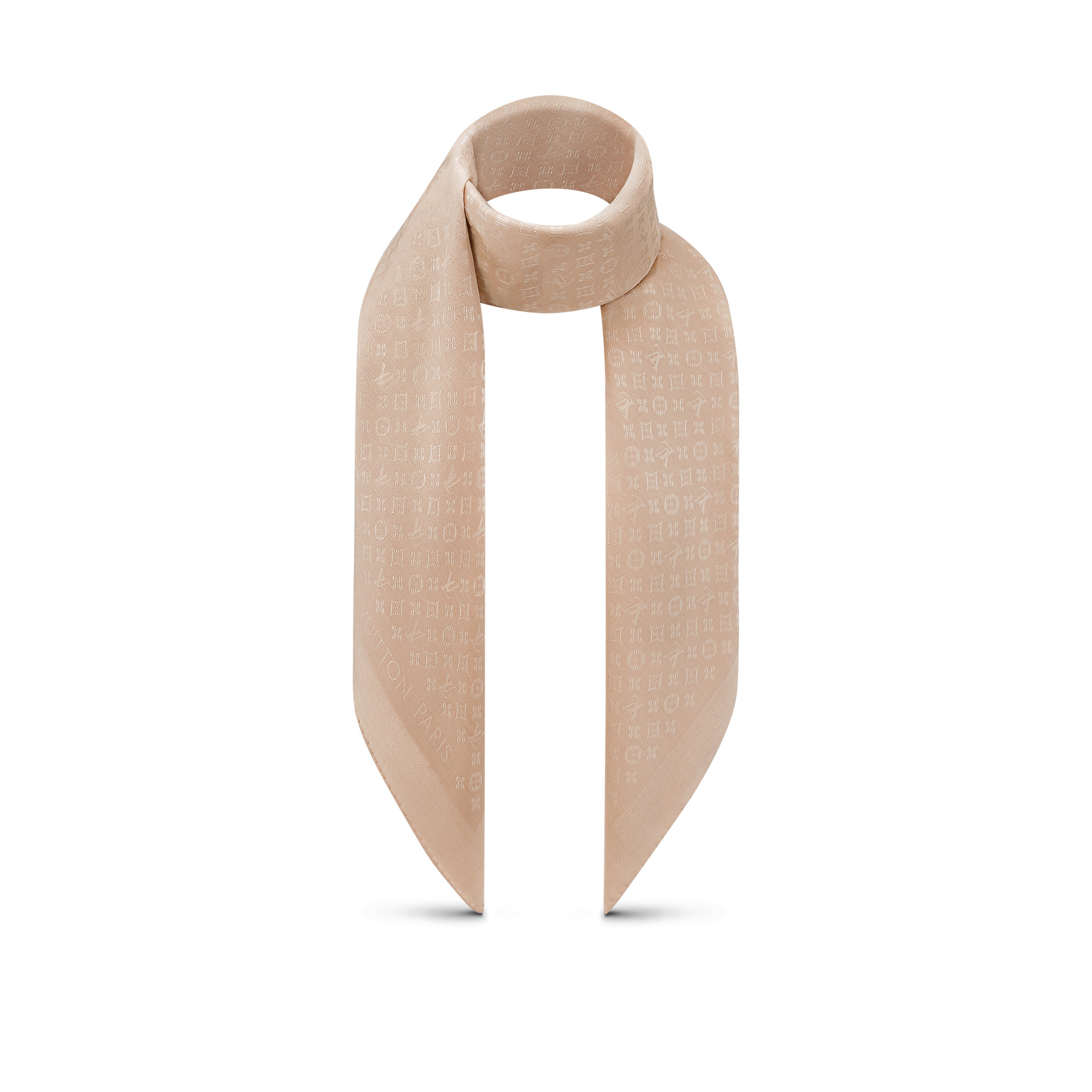 Louis Vuitton Evermore Shawl Latte Silk