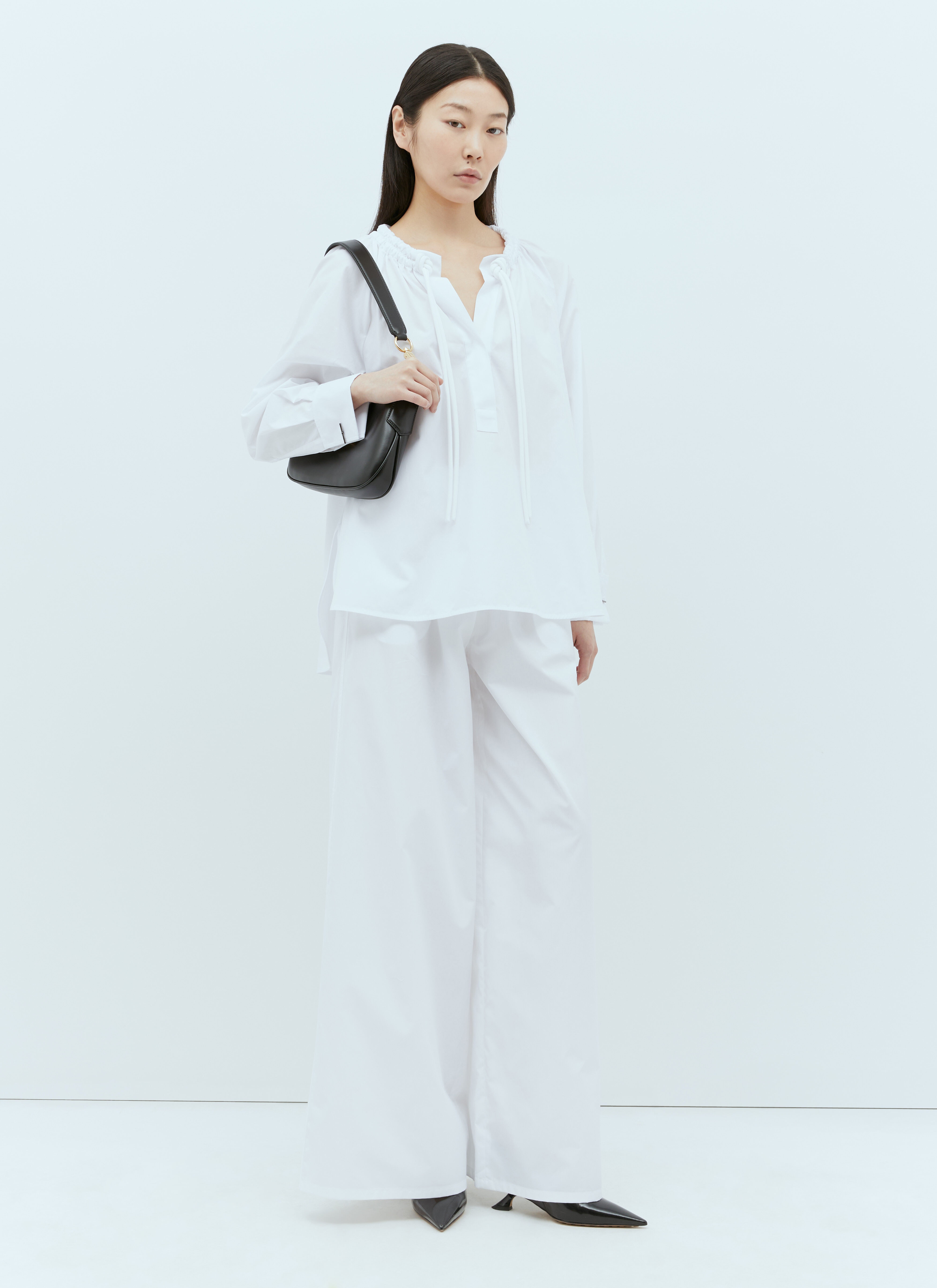 Wide Poplin Pants - 3