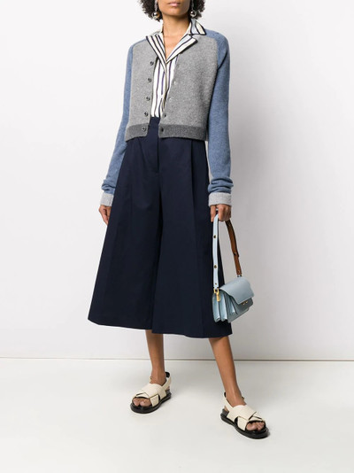 Marni contrast sleeves cardigan outlook