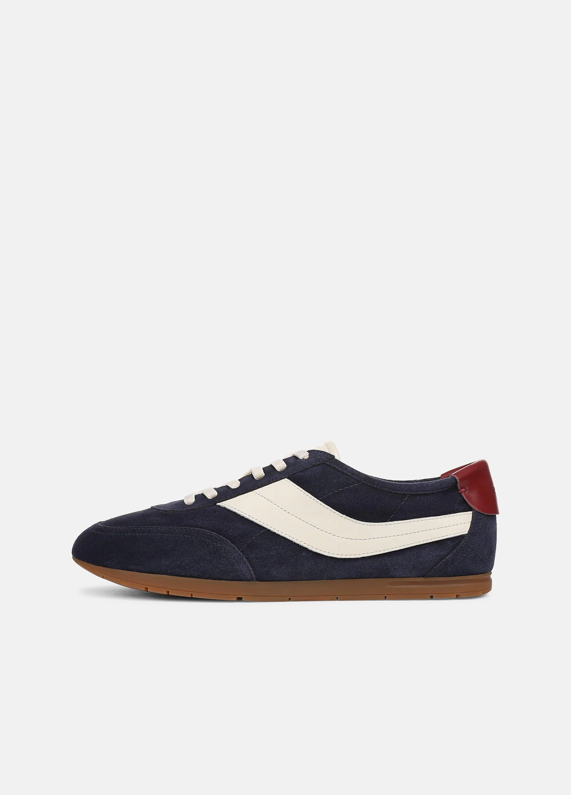 LA Suede & Leather Slip-On Runner Sneaker - 1